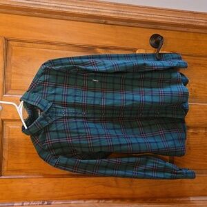 Eddie Bauer classic fit button down shirt sizeXL  flannel plaid